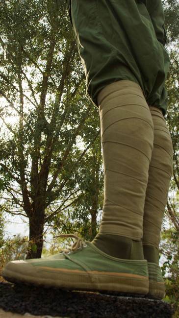 雄狮 绑腿配解放鞋 雄狮 绑腿配解放鞋